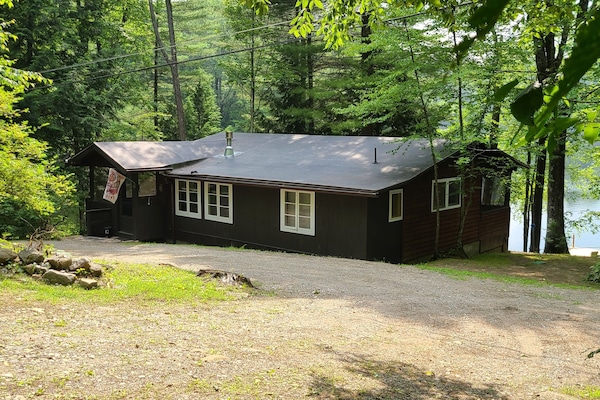 Right next to the water, snuggled in the woods, but close to everything!