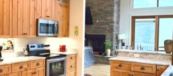 Riverrun Retreat Vacation Home -Multi family/group. Mt. Mitchell Views