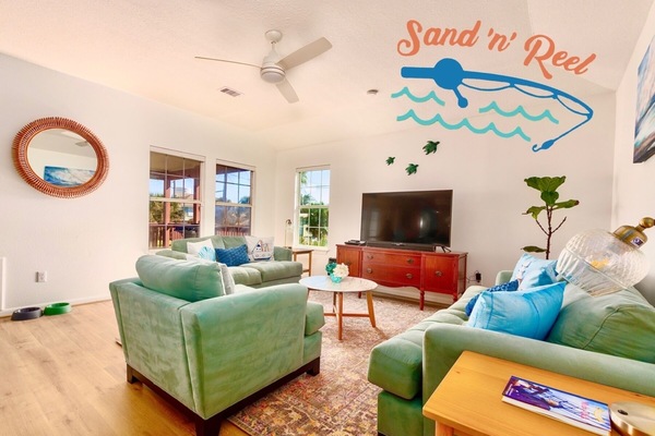 Smart-tv, een dvd-speler, tafelvoetbal en een tafeltennistafel