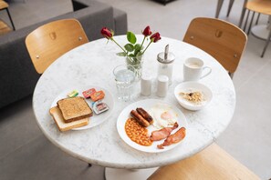Daily English breakfast for a fee