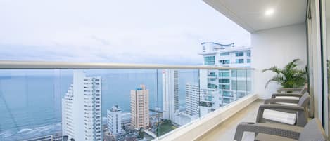 Apartemen Superior | Pemandangan pantai/laut