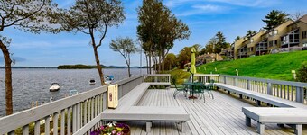 Lake-view townhome with lakefront swimming, pools, tennis/pickleball