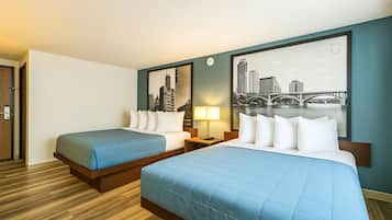 Habitación doble estándar | Escritorio, espacio para trabajar con laptop y insonorización