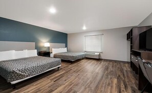 Queen Suite Two Queen Beds Accessible | 1 bedroom, desk, laptop workspace, blackout drapes