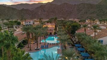 Piscine extérieure, piscine chauffée