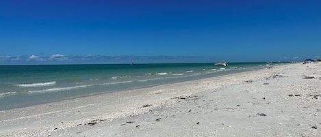 Sun-loungers, beach towels