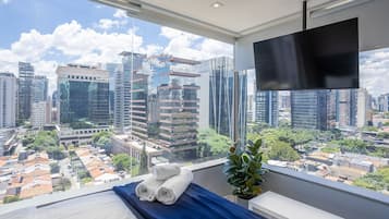 Apartamento | 1 quarto, roupa de cama