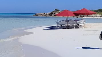 On the beach