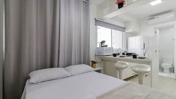 Studio | 1 bedroom, Egyptian cotton sheets, premium bedding, pillowtop beds