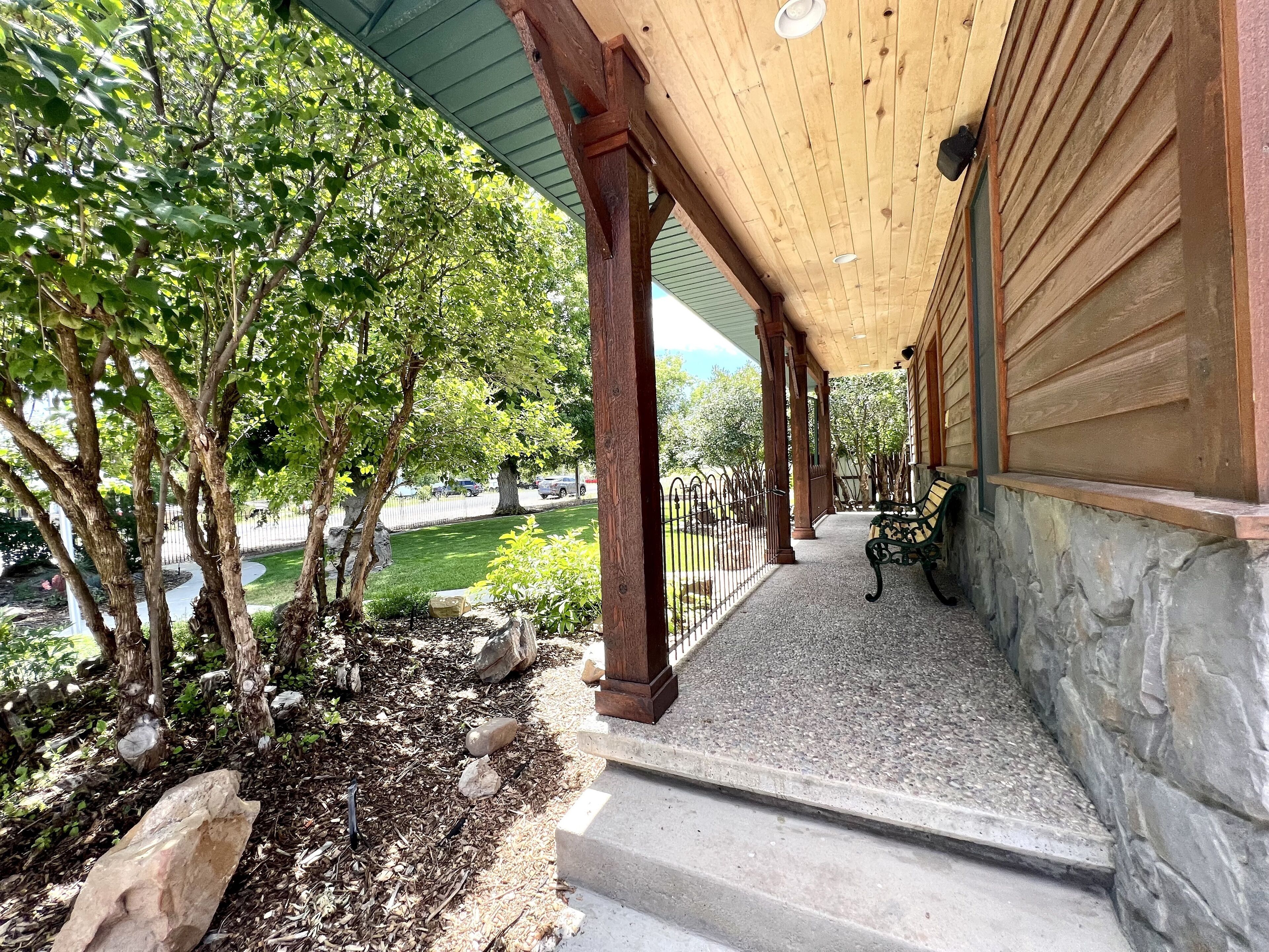 Overnattingsstedets uteområder