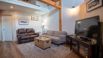 TV connectée, cheminée