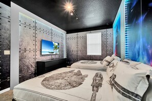 9 slaapkamers, een strijkplank/strijkijzer, wifi, beddengoed