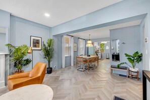 Interior - French Design-Inspired West Loop Apartment with Private Balcony & Large Backyard by AllSet Turnover (Chicago)