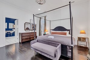 2 bedrooms, iron/ironing board, travel crib, WiFi