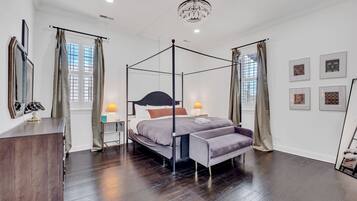 2 bedrooms, iron/ironing board, travel crib, WiFi