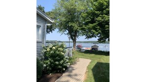 Property grounds - Lakefront! Beautiful views in this cozy cottage on Delavan Lake’s south shore. (Delavan)