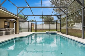 Pool - Spacious 5BR Family Villa w/ Private Pool, Spa & Close to Disney (Davenport)