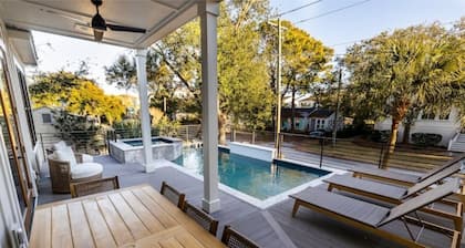 New Beach House w/ Pool & Spa 1 Block from Beach!