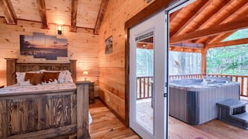 Indoor spa tub