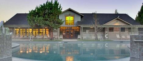 Indoor pool, outdoor pool