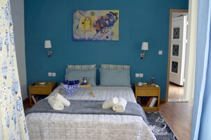 Apartamento | 1 dormitorio, tabla de planchar con plancha, wifi gratis y ropa de cama