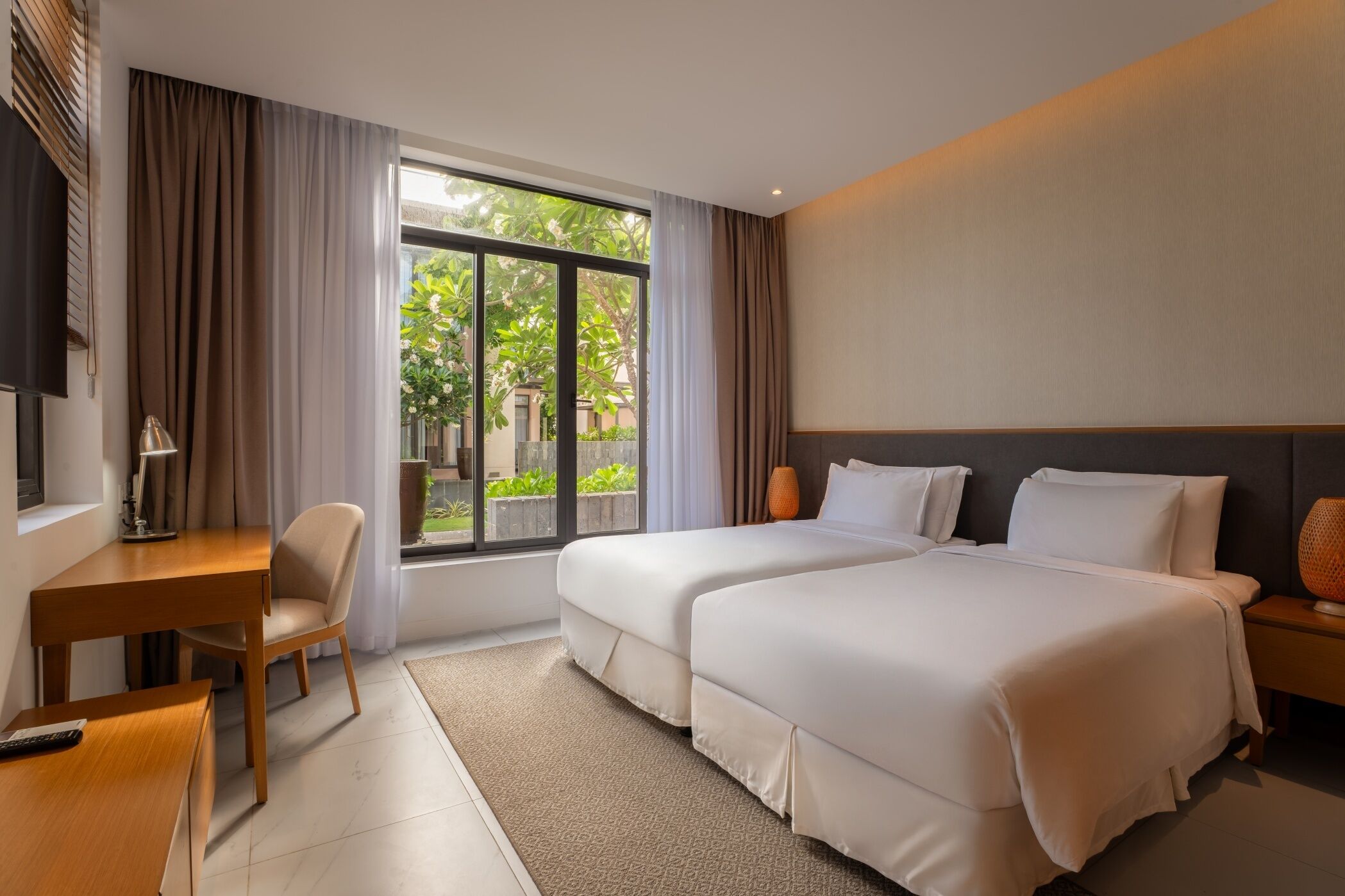 3-Bedroom Deluxe Garden Pool Villa | Premium bedding, pillow-top beds, minibar, individually decorated