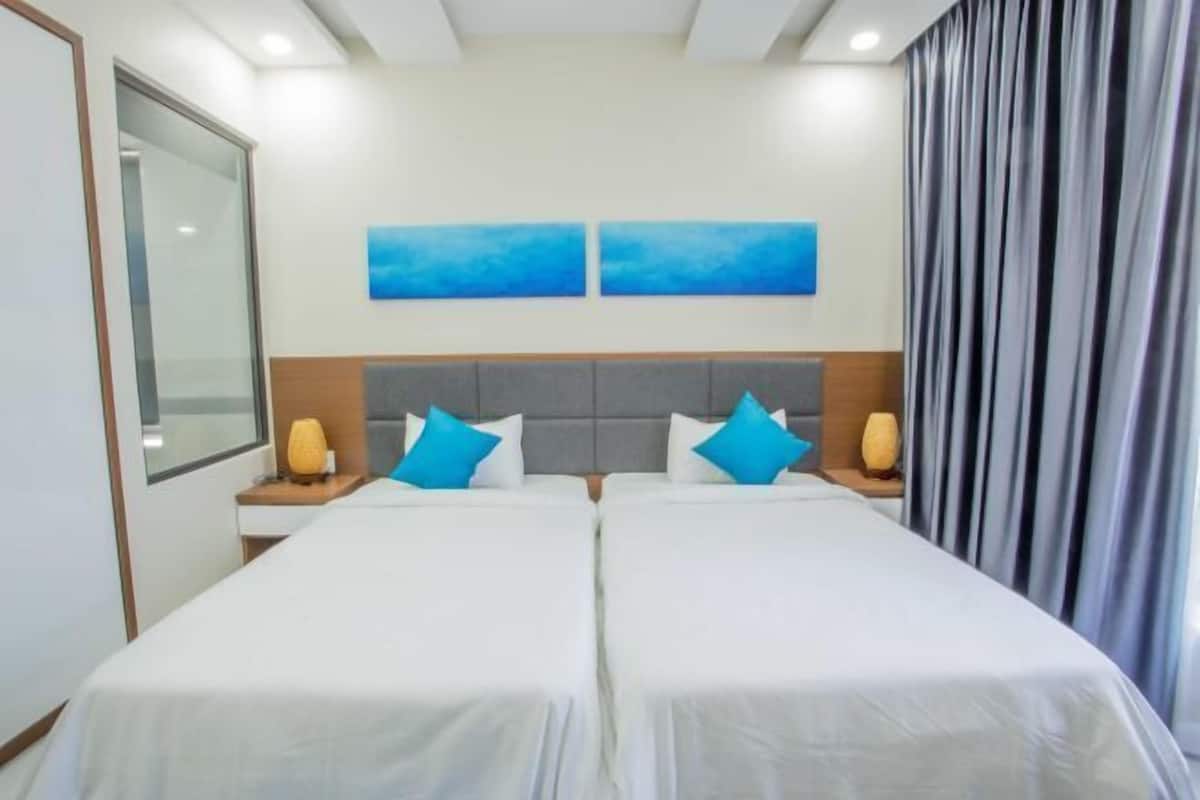 2 bedrooms, premium bedding, pillow-top beds, individually decorated