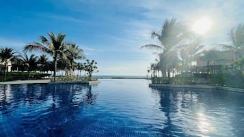 Indoor pool, outdoor pool