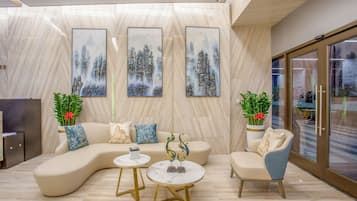 Sala de estar en el lobby