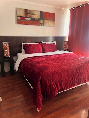 Basic-Apartment, 1 Schlafzimmer | 1 Schlafzimmer, hochwertige Bettwaren, Daunenbettdecken