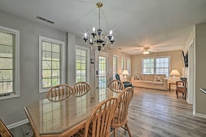 Interior - Lake Retreat with Deck near Marina (Gilbertsville)