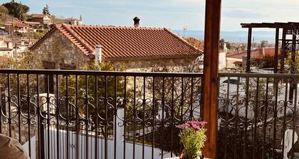 Traditional stone-built house in the old village