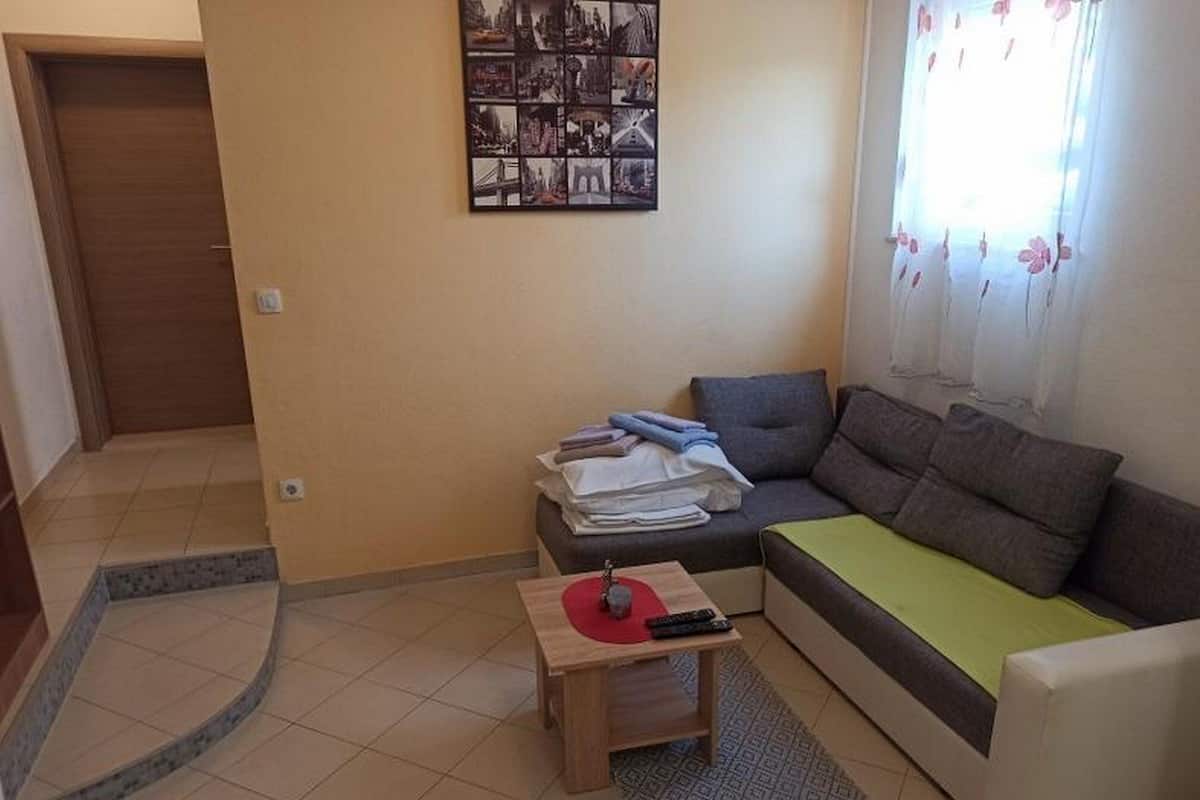 Leilighet (One Bedroom Apartment with Balcony) | Oppholdsrom | TV