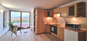 Fridge, oven, stovetop, dishwasher - Apartment with lake view (Dobieslawiec)