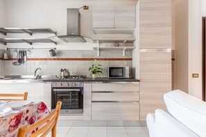 Microwave, oven, stovetop, toaster