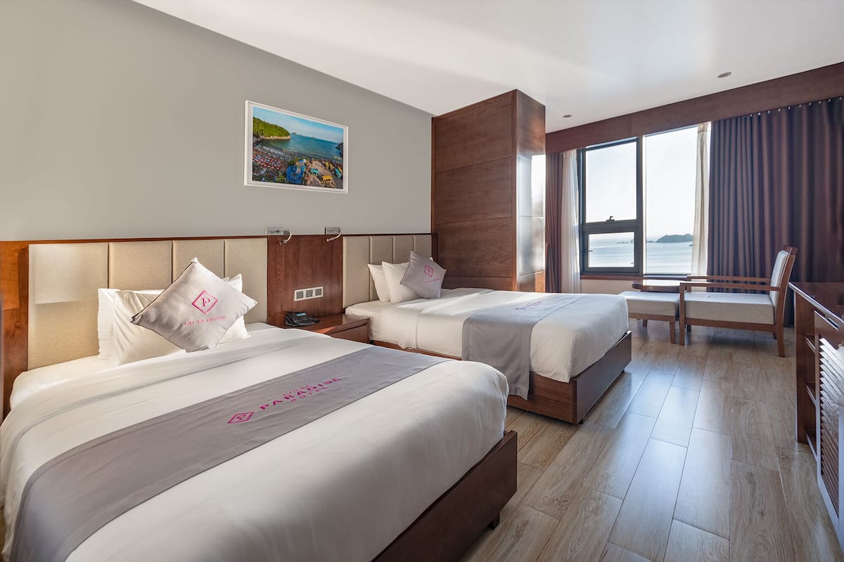 Deluxe Twin Room with Sea View | 1 bedroom, premium bedding, down duvets, memory-foam beds
