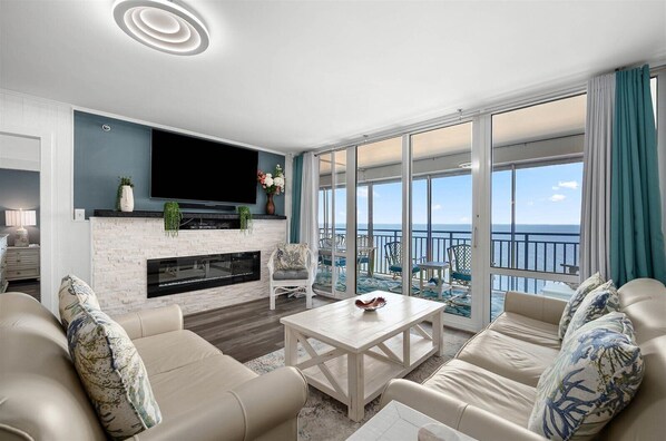 Smart-TV, videospill og DVD-spiller