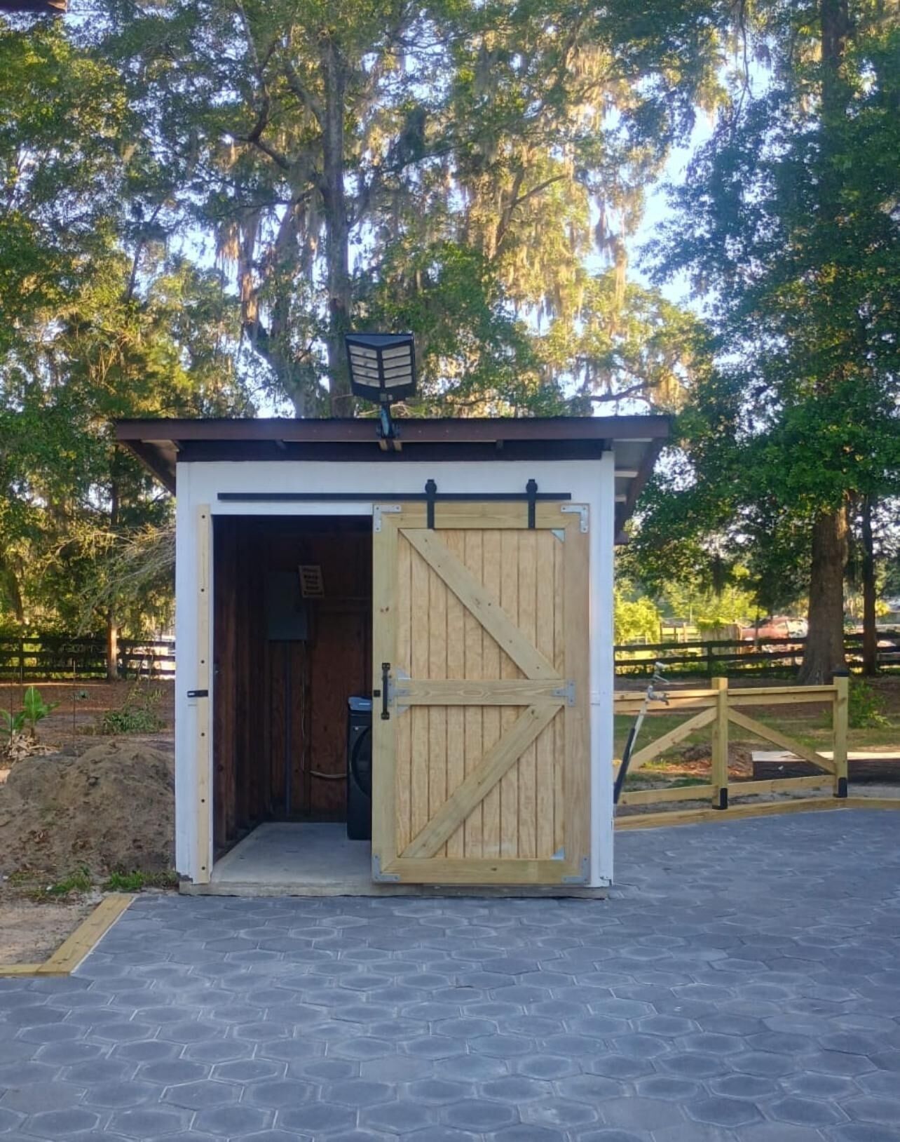 Enceinte de l’hébergement