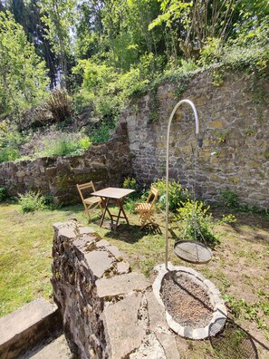 Outdoor dining - Wooden house Log house in the Hunsrück Hochwald (Eckersweiler)