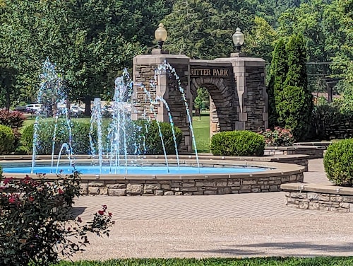 The Blue House in The Parks: Pets/Parks/Marshall U/Antiques/Huntington, WV