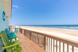 Unclassified image, 2 of 28, button - Duzzi's Destiny - Oceanfront 5 BR Cottage!  Dog Friendly! (Surf City)