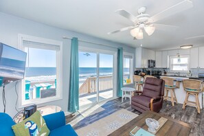 Unclassified image, 5 of 28, button - Duzzi's Destiny - Oceanfront 5 BR Cottage!  Dog Friendly! (Surf City)