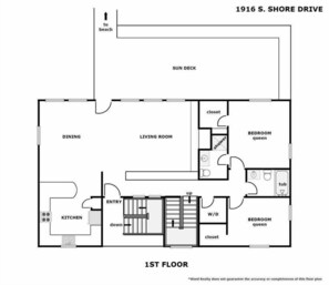 Floor plan - Summer Sands - Oceanfront  3 Bedroom, 3 bath + 2 loft bedrooms!  Dog Friendly! (Surf City)