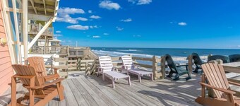 Barefoot Shack - Classic Custom 5BR Oceanfront Home - Great Views from Decks