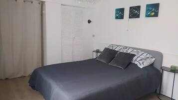 2 chambres, bureau, lit parapluie, Wi-Fi gratuit