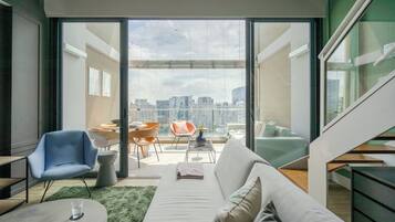 Duplex clássico | Sala de estar | Smart TV 40 polegadas com canais digitais, TV