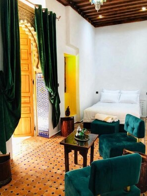 Living area - Riad Majorelle  (Rabat)
