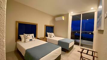 Individually decorated, individually furnished, blackout drapes