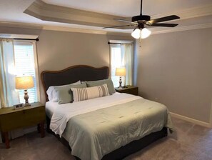 3 bedrooms, iron/ironing board, travel cot, WiFi