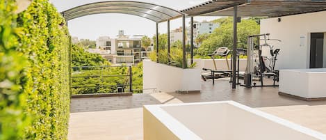Terrasse sur le toit